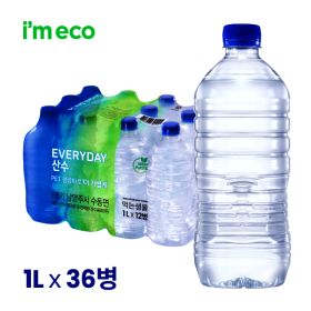 상품 이미지: 에브리데이 산수 무라벨 생수 1L x 36병 아임에코