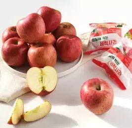 상품 이미지: 껍질째 먹는 빨간 세척사과 4kg 소과