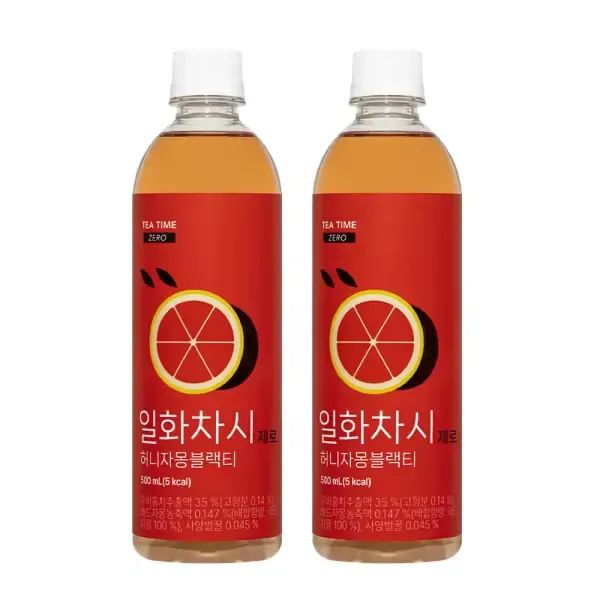 상품 이미지: 일화차시 제로 허니자몽블랙티 500mL x 20펫