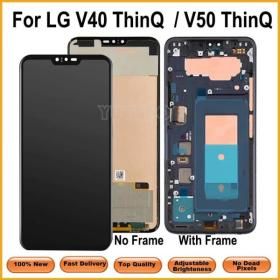 상품 이미지: LM-V500 LCD 터치 스크린 프레임 교체 부품 포함 LG V40 ThinQ 디스플레이