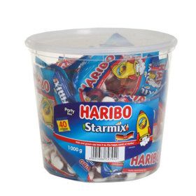 상품 이미지: 하리보 스타믹스 젤리 1kg 1개 1000g 개별포장 학교간식 곰젤리 믹스젤리