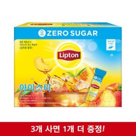 상품 이미지: 립톤 제로슈거 아이스티 스틱 복숭아 5g 60개입 1개 (3+1행사) (임박특가) 3개사면 1개더