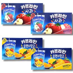 상품 이미지: 카프리썬 사과맛20 + 오렌지망고맛20 4박스 40봉지 단체 학교 어린이 간식 최신제조 4박스 합40개