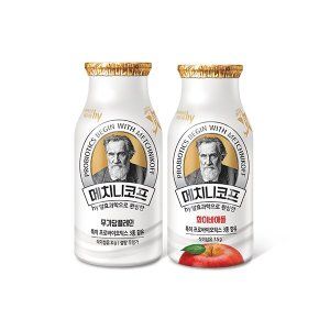 상품 이미지: 메치니코프 무가당플레인/화이바애플 140ml 24개 택1