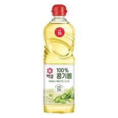 상품 이미지: 백설 콩기름, 500ml, 1개