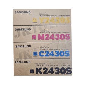 상품 이미지: 삼성 정품토너  CLT-K2430S~Y2430S 세트/SL C2410ND/C2420DW/C3020ND