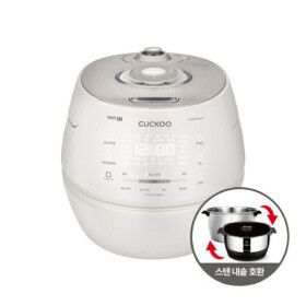 상품 이미지: 쿠쿠 10인용 올스텐 내솥 IH 전기압력밥솥 그레이스 화이트 CRP-CHAS109FWM