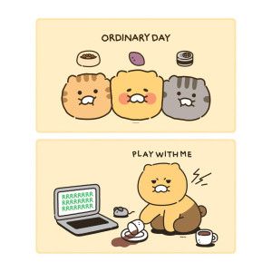 상품 이미지: 춘식이 빅 장패드 데스크매트 키보드 마우스패드 KFP200