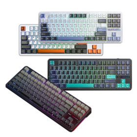 상품 이미지: AULA F87 pro 무선 게이밍 기계식 키보드 블루투스 3모드연결/GASKET 구조/87키 V4