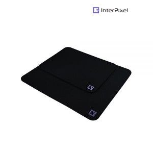 상품 이미지: 인터픽셀 슬라이딩 게이밍 마우스패드 블랙 IPX3627 (M)