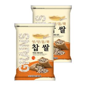 상품 이미지: (신선집중) 삼원농산 찹쌀 5kg/2개 (10kg) - 2025년산 햅쌀