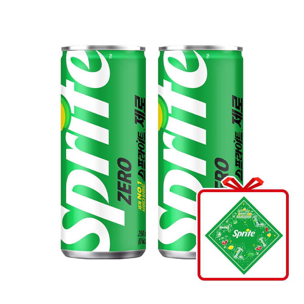 상품 이미지: 스프라이트 제로 CAN 250ml 30개 + 반다나 앞치마