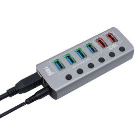 상품 이미지: USB3.0 허브 멀티 6포트 유전원 분배기 PC 확장 연결