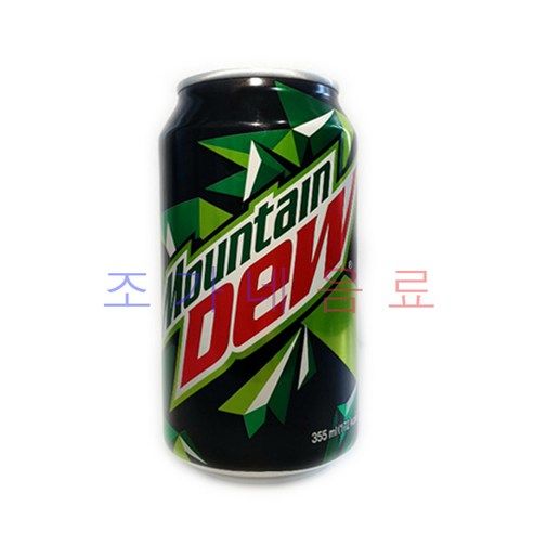 상품 이미지: 마운틴듀 탄산음료, 355ml, 24개