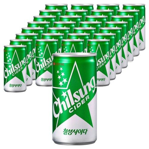 상품 이미지: 롯데 칠성사이다, 190ml, 30개