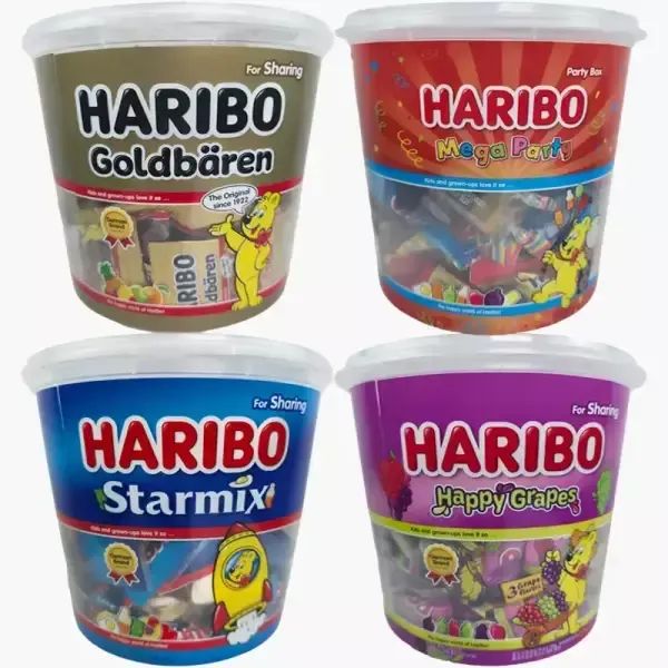 상품 이미지: [파이브온] 하리보 골드베렌 메가파티 스타믹스 젤리 버킷 1000g 대용량