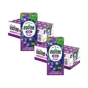상품 이미지: 리이브 포도 190ml x 48입(24입+24입)