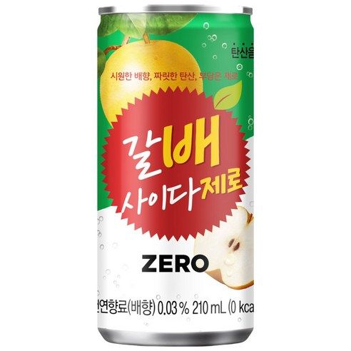 상품 이미지: 해태htb 갈배사이다 제로, 210ml, 30개