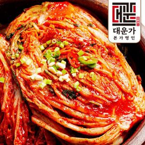 상품 이미지: (신선집중) 본가명인 국내산 포기김치 배추김치 4kg 전재료 100% 국산 해남배추 갓담은 김장 김치