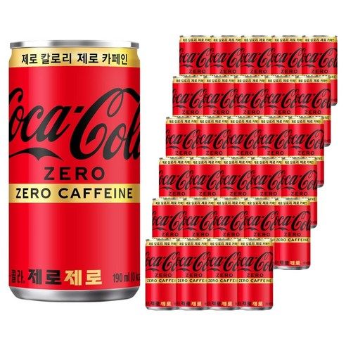 상품 이미지: 코카콜라 제로제로, 190ml, 30개