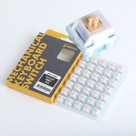 상품 이미지: SPM x HMX 목새 리니어 기계식 키보드 저소음 스위치 5핀 (35개 패키지)