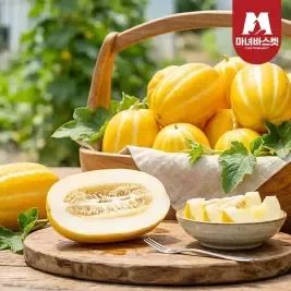 상품 이미지: (산지직송) 고당도 꿀맛 참외 가정용 혼합과 랜덤과 3kg (12~14과 내외)