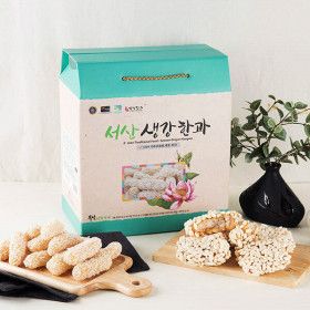 상품 이미지: 서산생강한과 500g  / 250g유과1봉+250g산자 1봉 / 부석생강한과