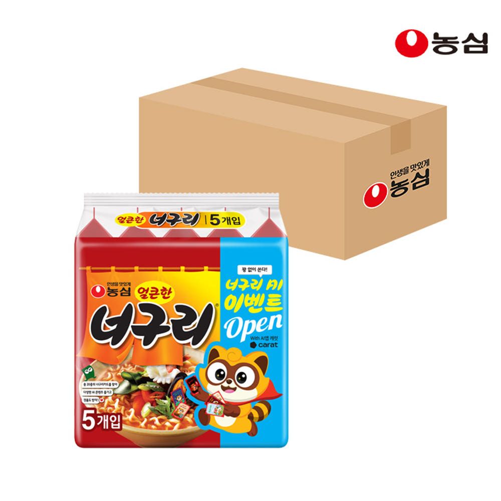 상품 이미지: 농심 얼큰한 너구리 (120g X 40개)