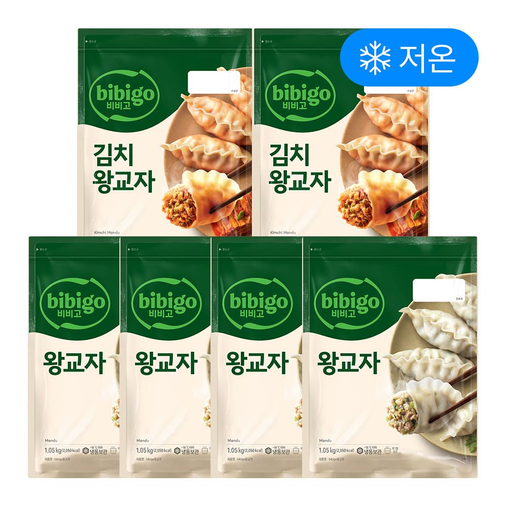 상품 이미지: 비비고 왕교자 1.05x6봉 만두기획팩 (고기4+김치2)