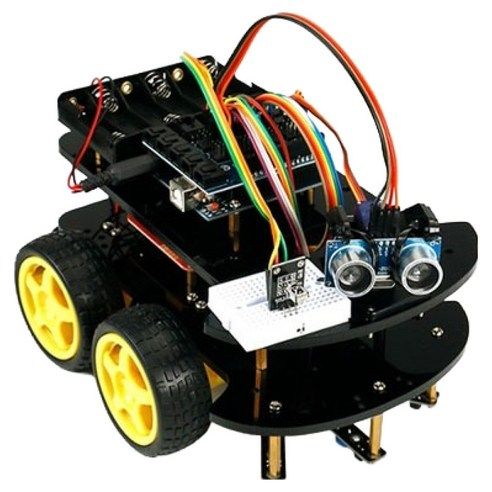상품 이미지: 에듀이노 자율주행 프로젝트 4휠 스마트카 아두이노 코딩교육 세트, 1세트