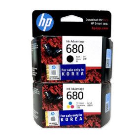 상품 이미지: HP NO.680 정품 잉크 (F6V27AA/검정+F6V26AA/칼라) 데스크젯 1110 2100 3600 3700 3800 4500