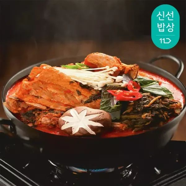상품 이미지: (김가네 식탁/해썹인증) 감자탕 1.2kg(2인분) x 3팩+겨자소스/국내산 돈등뼈