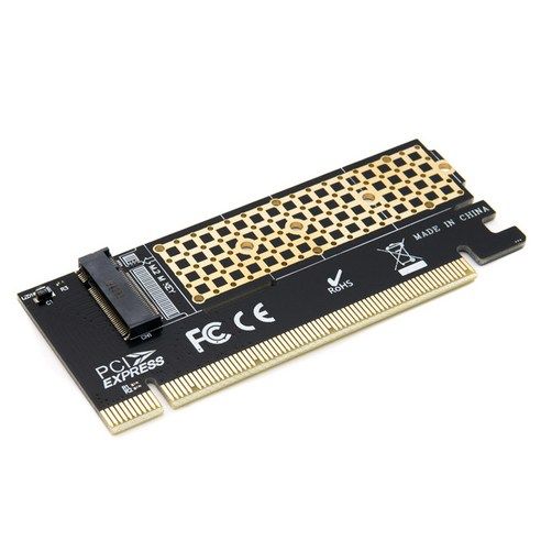 상품 이미지: 컴스 PCI Express 변환 컨버터 M.2 NVME SSD KEY M to PCI-E 16x 변환 카드