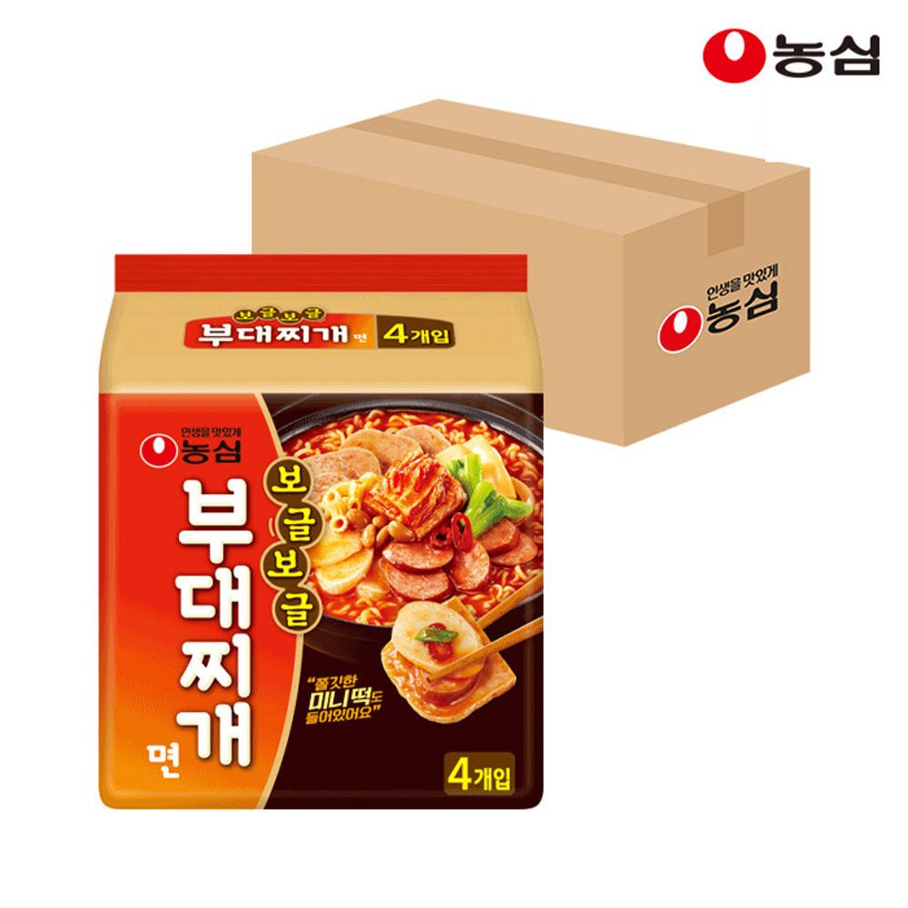 상품 이미지: 농심 보글보글 부대찌개, 127g, 32개
