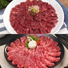 상품 이미지: (신선집중) 황금한우 업진살200g+제비추리200g 구이용 한우