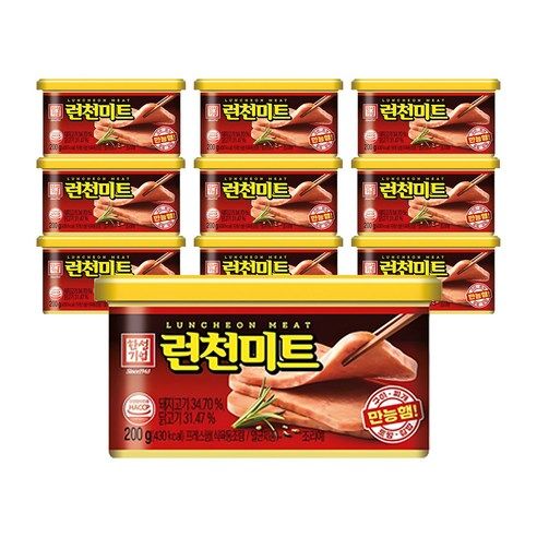 상품 이미지: 한성기업 런천미트, 200g, 10개
