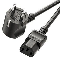 상품 이미지: 코드웨이 국산 AC 10A 전원코드 파워케이블 블랙, 1개, 1.8m