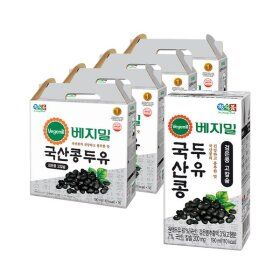 상품 이미지: 국산콩 두유 검은콩 고칼슘 190mlX16입X4박스(총64입)