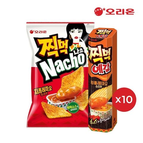 상품 이미지: 찍먹 나쵸 치폴레마요 (84g) x 10개 + 찍먹예감 치폴레마요 (76g) x 10개