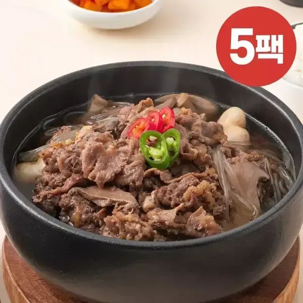 상품 이미지: [미스타셰프] 버섯뚝배기불고기 400g x 5팩 /2세트구매시 부대찌개 증정
