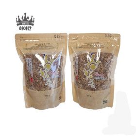 상품 이미지: 하이칸 특허 발아 현미 린테우스 상황버섯 쌀 1kg (500gx2팩) SCI 논문 입증
