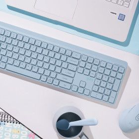 상품 이미지: 지클릭커 사일런스L 로우프로파일 WK110B 풀윤활 블루투스 이지스위치 무소음 무선 키보드 크레용블루