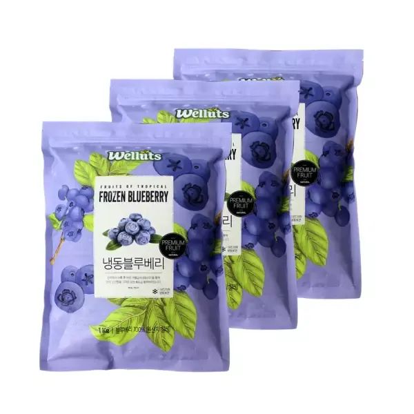 상품 이미지: 웰루츠 A등급 냉동 블루베리 3kg