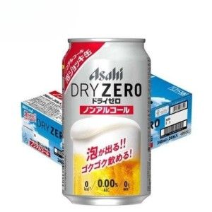 상품 이미지: 아사히 드라이제로 생맥주맛 음료 논알콜 무알콜 거품가득 340ml 24개입 1박스