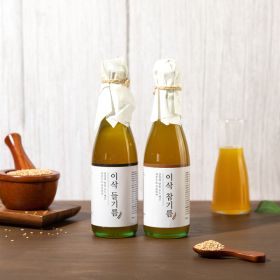 상품 이미지: 이삭방앗간 저온압착 참기름 300ml + 들기름 300ml