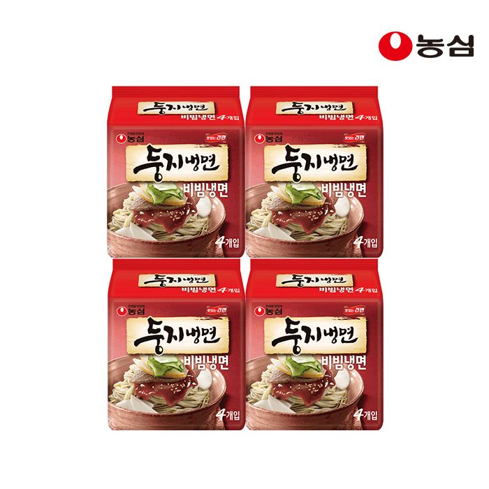 상품 이미지: 농심 둥지냉면 비빔냉면, 162g, 16개