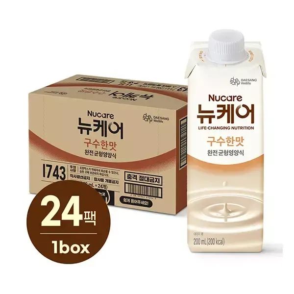 상품 이미지: 뉴케어 구수한맛 200ml, 24입, 1개