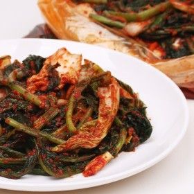 상품 이미지: 얼갈이+열무김치 3kg 팔팔마켓 전라도 녹차 별미 김치