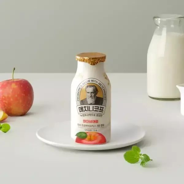 상품 이미지: 메치니코프 무가당플레인/화이바애플 140ml 24개 택1