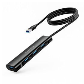 상품 이미지: 멀티포트 USB 3.0 허브 1.4m 케이블 4포트 알루미늄 본체 스테디셀러 허브